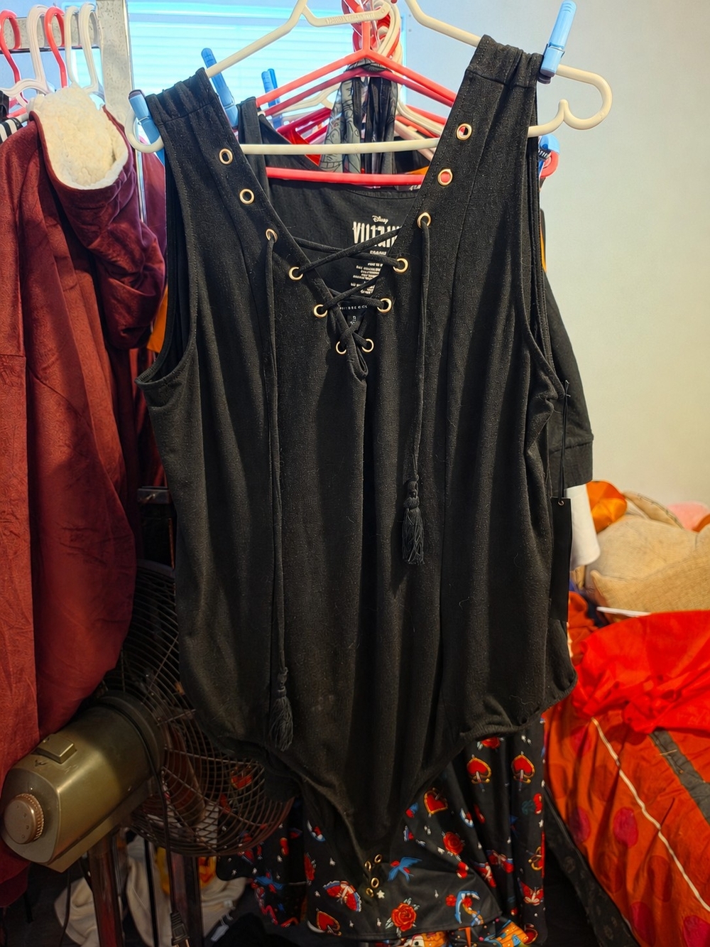 Lace-Up Black Women’s Bodysuit